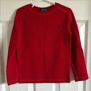 Polo Ralph Lauren Red Long Sleeve Shirt